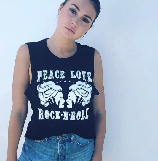 Peace-Love-Rock-N-Roll-Black-T-Shirt